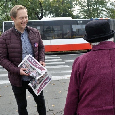 Karol Wicik - w rozmowie z mieszkańcem Osiedla Nad Potokiem