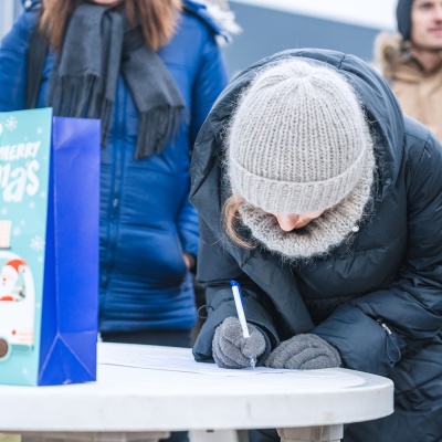 Podpisy mieszakńców pod petycją